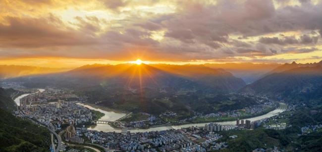 红色旺苍,中国茶乡