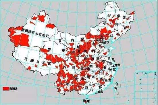 陕西省有哪43个贫困县