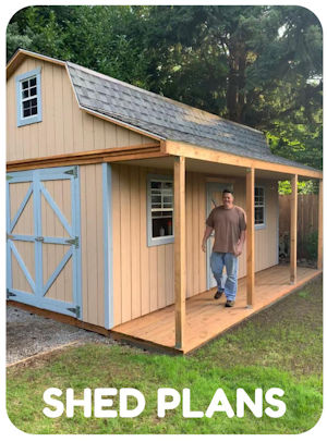How to build a shed with easy diy shed plans.