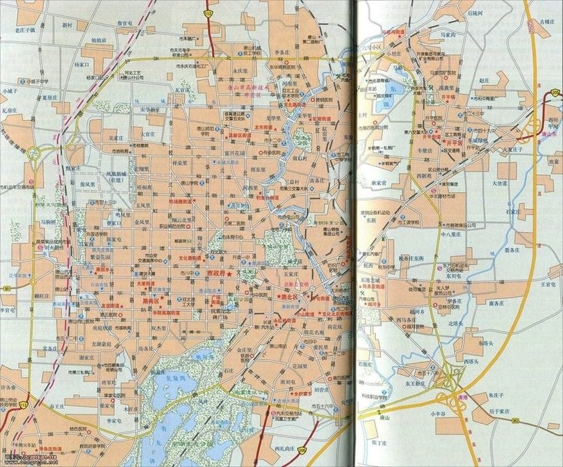 唐山地图全图高清版大图(1)