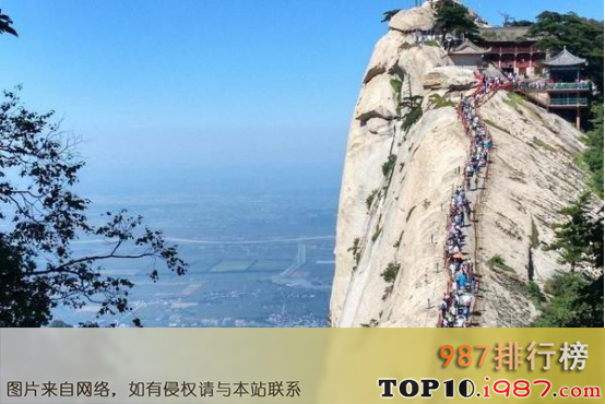 十大陕西最火景区之华山